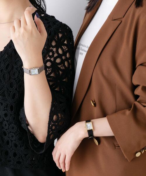 SEIKO(セイコー)の「SEIKO/セイコー コラボレーション スクエア ゴールド×ブラック(アナログ腕時計・レディース・その他1・FREE)」の5枚目の写真