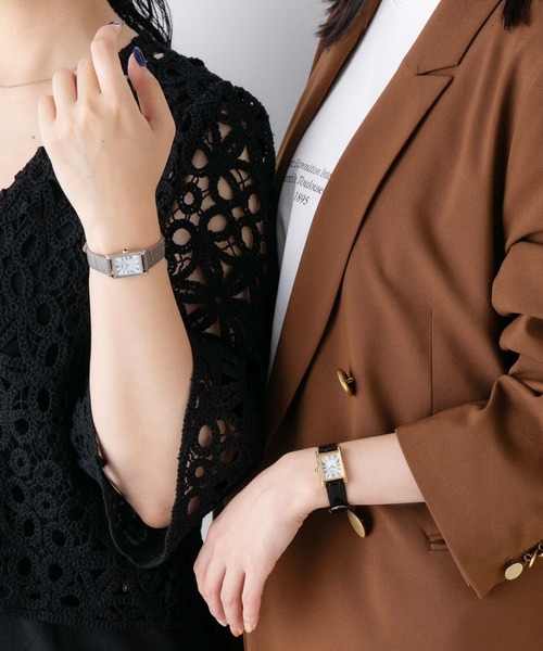 SEIKO（セイコー）の「SEIKO/セイコー コラボレーション スクエア ゴールド×ブラック（アナログ腕時計・レディース・その他1・FREE）」の5枚目の写真