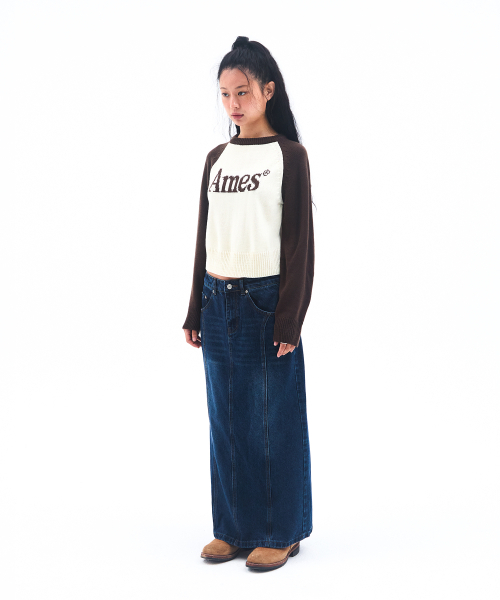 AMESWORLDWIDE(アメスワールドワイド)の「BASIC RAGLAN PULLOVER KNIT BROWN(ニット/セーター・メンズ・その他・LARGE/MEDIUM/SMALL)」の6枚目の写真