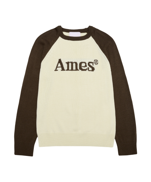 AMESWORLDWIDE(アメスワールドワイド)の「BASIC RAGLAN PULLOVER KNIT BROWN(ニット/セーター・メンズ・その他・LARGE/MEDIUM/SMALL)」の11枚目の写真