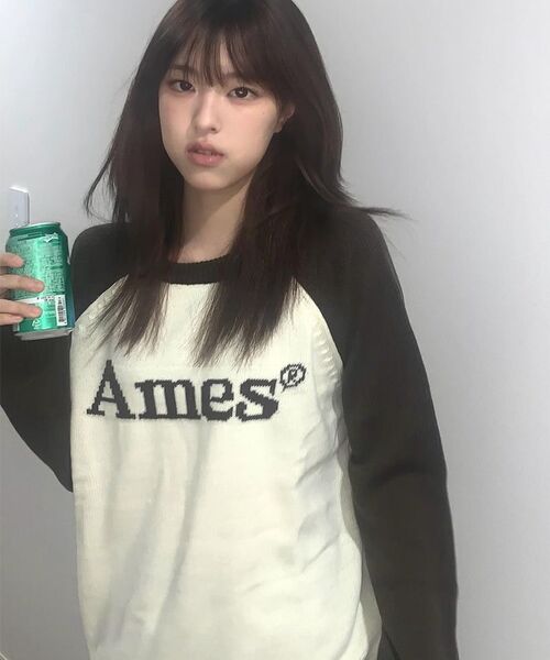 AMESWORLDWIDE(アメスワールドワイド)の「BASIC RAGLAN PULLOVER KNIT BROWN(ニット/セーター・メンズ・その他・LARGE/MEDIUM/SMALL)」の17枚目の写真