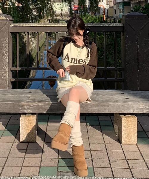 AMESWORLDWIDE(アメスワールドワイド)の「BASIC RAGLAN PULLOVER KNIT BROWN(ニット/セーター・メンズ・その他・LARGE/MEDIUM/SMALL)」の21枚目の写真