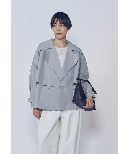 1er Arrondissement（プルミエアロンディスモン）の「ナイロンコート（その他アウター・レディース・グレー系その他5/ベージュ・38/36）」の3枚目の写真