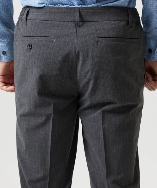 MICHEL KLEIN HOMME (ミッシェルクランオム)の「ストライプ2WAY9分丈スラックスパンツ(スラックス・メンズ・ネイビー/グレー・MEDIUM/X-LARGE/LARGE)」の13枚目の写真