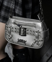 LAZYSLAY（レイジースレイ）の「ファーチェーンベルトミニバッグ（ハンドバッグ）」