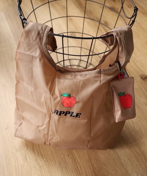 FUNALIVE（ファンアライブ）の「AVVENTURA エコバッグ Mサイズ 折り畳み フルーツ（エコバッグ/サブバッグ・メンズ・グレー/イエロー/ロイヤルブルー/ベージュ/ピンク・FREE）」の11枚目の写真