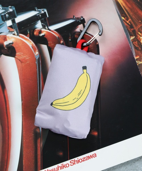 FUNALIVE（ファンアライブ）の「AVVENTURA エコバッグ Mサイズ 折り畳み フルーツ（エコバッグ/サブバッグ・メンズ・グレー/イエロー/ロイヤルブルー/ベージュ/ピンク・FREE）」の9枚目の写真