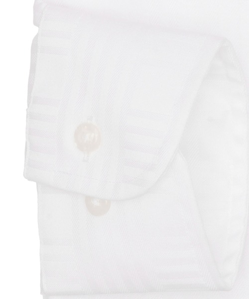 TOKYO SHIRTS(トウキョウシャツ)の「【超形態安定】 形態安定ノンアイロン ボタンダウン 長袖ビジネスワイシャツ(ビジネスシャツ・メンズ・ホワイト・首回り39cm-裄丈84cm/首回り41cm-裄丈82cm/首回り43cm-裄丈86cm/首回り37cm-裄丈80cm/首回り37cm-裄丈84cm/首回り39cm-裄丈80cm/首回り41cm-裄丈86cm/首回り42cm-裄丈82cm/首回り42cm-裄丈86cm/首回り43cm-裄丈82cm)」の3枚目の写真