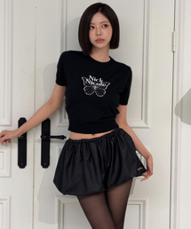 VOLUME BALLOON SHORTS_BLACK