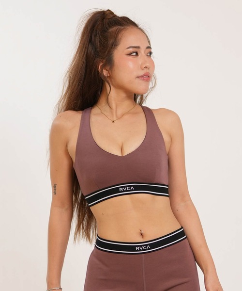 RVCA(ルーカ)の「RVCA/ルーカ ブラトップ タンクトップ スポーツブラ 水陸両用 セットアップ対応 RVCA UTILITY SPORT BRATOP BG043858 UT(タンクトップ・レディース・ブラック/ブルー/ブラウン・S/M)」の2枚目の写真