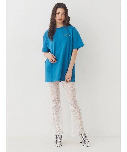 EVRIS(エヴリス)の「SOLAR MIND STUDIOS BIG Tシャツ(Tシャツ/カットソー・レディース・ピンク/ホワイト/ブラック/ブルー・FREE)」の11枚目の写真