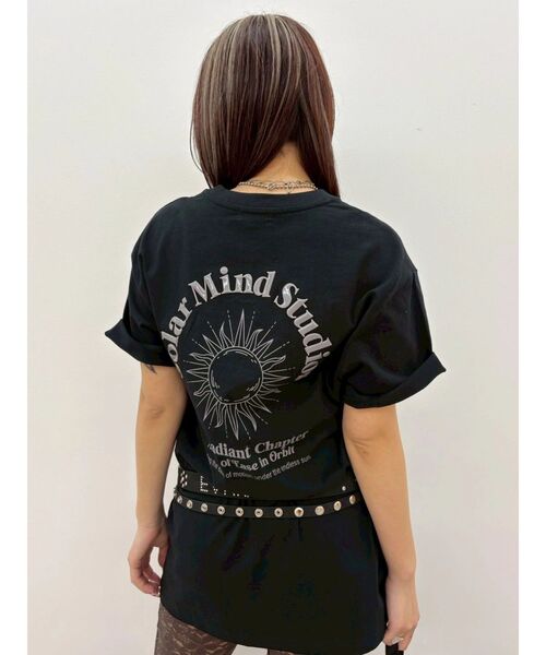 EVRIS(エヴリス)の「SOLAR MIND STUDIOS BIG Tシャツ(Tシャツ/カットソー・レディース・ピンク/ホワイト/ブラック/ブルー・FREE)」の19枚目の写真
