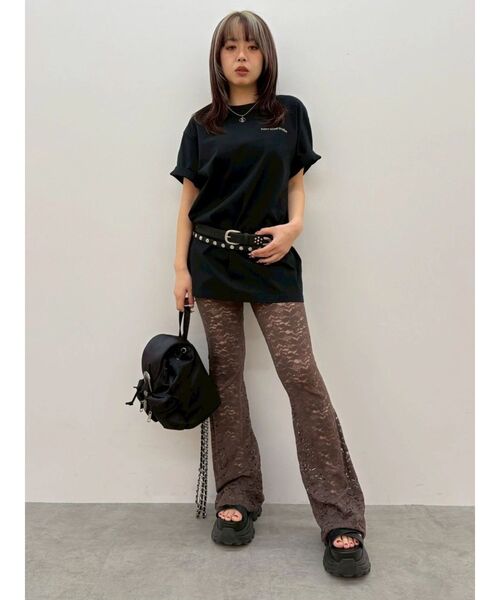 EVRIS(エヴリス)の「SOLAR MIND STUDIOS BIG Tシャツ(Tシャツ/カットソー・レディース・ピンク/ホワイト/ブラック/ブルー・FREE)」の22枚目の写真