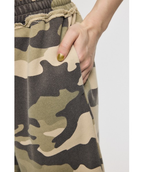 MOUSSY(マウジー)の「【セットアップ対応】BERMUDA SWEAT ショーツ(スウェットパンツ・レディース・杢グレー/グリーン系その他2・FREE)」の10枚目の写真