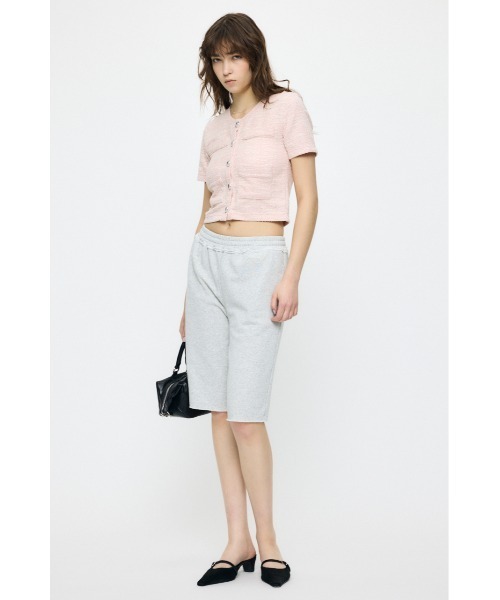 MOUSSY(マウジー)の「【セットアップ対応】BERMUDA SWEAT ショーツ(スウェットパンツ・レディース・杢グレー/グリーン系その他2・FREE)」の14枚目の写真
