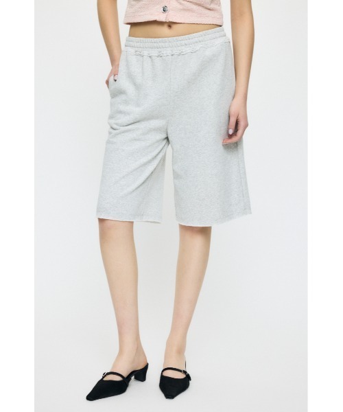 MOUSSY(マウジー)の「【セットアップ対応】BERMUDA SWEAT ショーツ(スウェットパンツ・レディース・杢グレー/グリーン系その他2・FREE)」の16枚目の写真