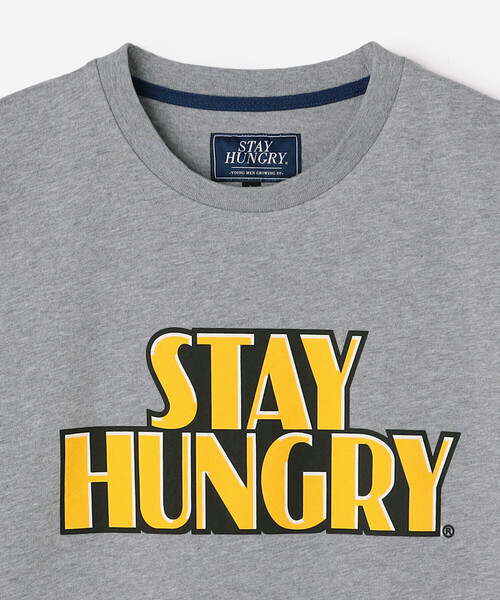 Bshop(ビショップ)の「STAY HUNGRY | ロゴ クルーネックTシャツ MEN(Tシャツ/カットソー・メンズ・グレー・M/L)」の8枚目の写真