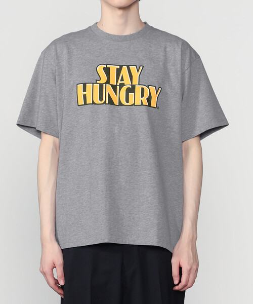 Bshop(ビショップ)の「STAY HUNGRY | ロゴ クルーネックTシャツ MEN(Tシャツ/カットソー・メンズ・グレー・M/L)」の5枚目の写真