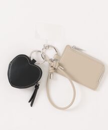 cache cache（カシュ カシュ）の「VERYコラボ カシュカシュ cachecache / ストラップ付きハートミニポーチモバイルストラップ（ポーチ）」
