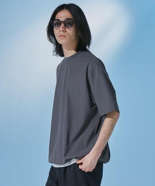 URBAN RESEARCH DOORS(アーバンリサーチドアーズ)の「『UR TECH』サマシェア ショートスリーブプルオーバー(Tシャツ/カットソー・メンズ・ブラック/チャコールグレー/グリーン/グレー・X-LARGE/MEDIUM/LARGE)」の18枚目の写真