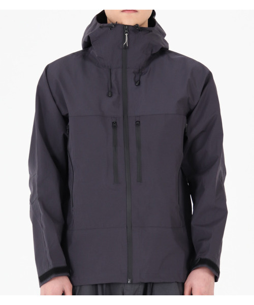BUTTON SEOUL（ボタンソウル）の「[TEFLON] ナグランフードジャケット (ブラック)（ナイロンジャケット・メンズ・その他・M/L/XL）」の2枚目の写真