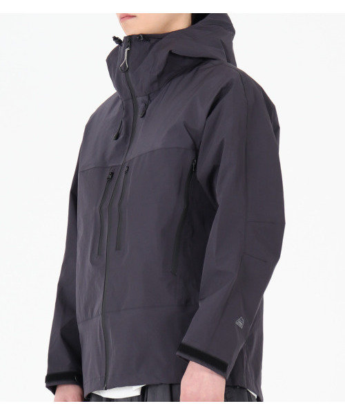 BUTTON SEOUL（ボタンソウル）の「[TEFLON] ナグランフードジャケット (ブラック)（ナイロンジャケット・メンズ・その他・M/L/XL）」の3枚目の写真