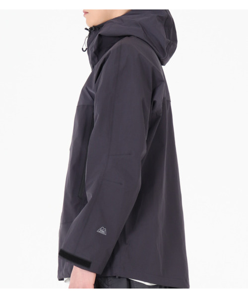 BUTTON SEOUL（ボタンソウル）の「[TEFLON] ナグランフードジャケット (ブラック)（ナイロンジャケット・メンズ・その他・M/L/XL）」の4枚目の写真