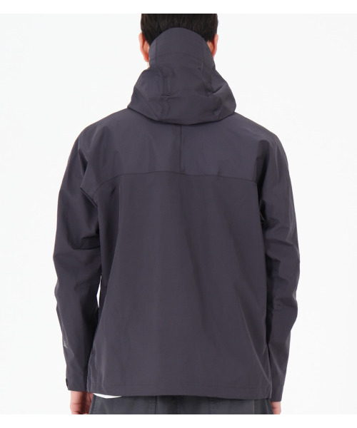 BUTTON SEOUL（ボタンソウル）の「[TEFLON] ナグランフードジャケット (ブラック)（ナイロンジャケット・メンズ・その他・M/L/XL）」の5枚目の写真
