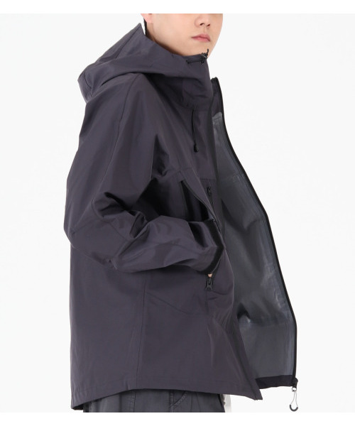 BUTTON SEOUL（ボタンソウル）の「[TEFLON] ナグランフードジャケット (ブラック)（ナイロンジャケット・メンズ・その他・M/L/XL）」の8枚目の写真