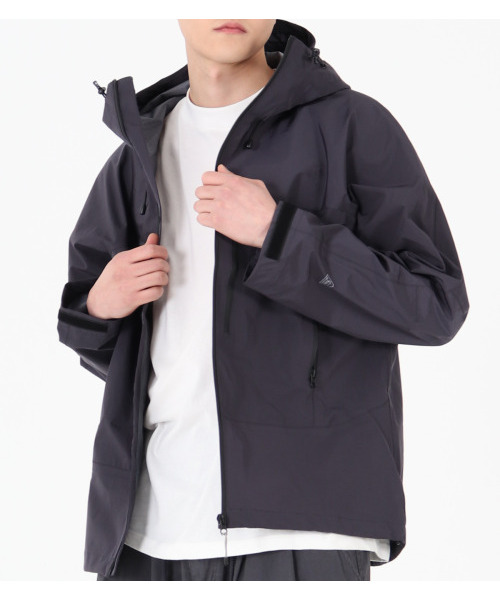 BUTTON SEOUL（ボタンソウル）の「[TEFLON] ナグランフードジャケット (ブラック)（ナイロンジャケット・メンズ・その他・M/L/XL）」の9枚目の写真