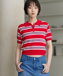 GALLEST | ジャカードポロニット(ニット/セーター)