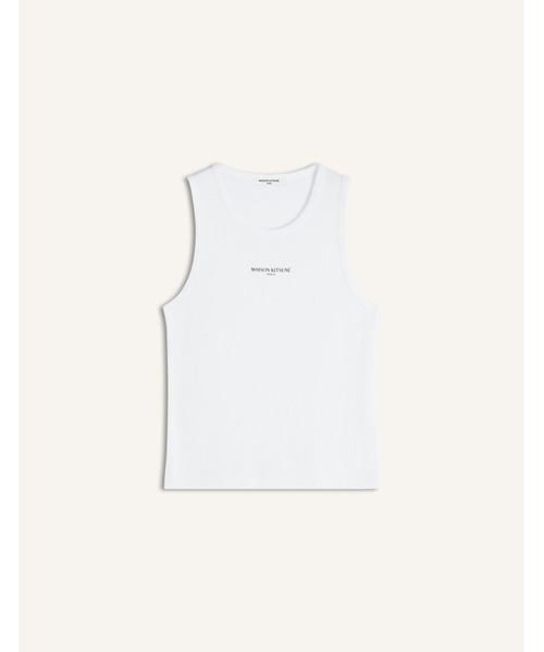 MAISON KITSUNE PARIS RIBBED TANK TOP 【公式通販】