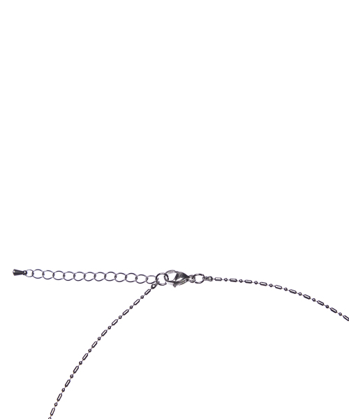 LUVISTRUE(ラヴイズトゥルー)の「EL GLITTER CROSS BONE NECKLACE(BLACK)(ネックレス・レディース・その他・FREE)」の6枚目の写真