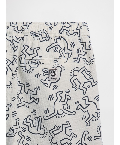 GAP（ギャップ）の「キース・ヘリング テクスチャー イージーウエストショートパンツ（その他パンツ・メンズ・ベージュ・XS/XL/M/S）」の7枚目の写真