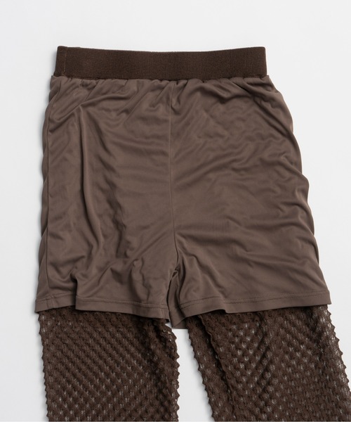 PRANK PROJECT（プランクプロジェクト）の「【2026Summer Pre-Order】シアーニットフリルパンツ / Sheer Knit Frill Pants（その他パンツ・レディース・ブラウン/ブラック・36/38）」の20枚目の写真