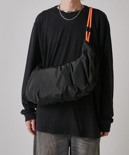 SML(エスエムエル)の「【SML】code croissant shoulder L(ショルダーバッグ・メンズ・グリーン系その他/ブラック・FREE)」の12枚目の写真