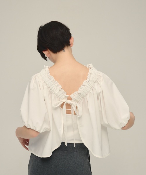 eL（エル）の「【eL】Off Shoulder Blouse/668773（シャツ/ブラウス・レディース・ホワイト・FREE）」の18枚目の写真