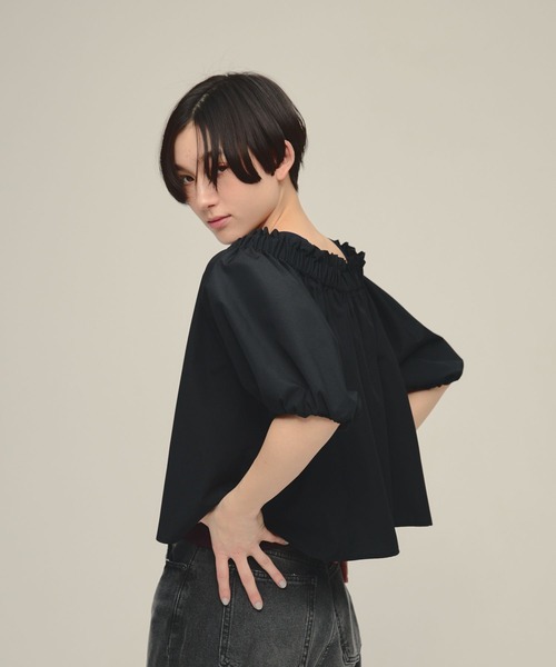 eL（エル）の「【eL】Off Shoulder Blouse/668773（シャツ/ブラウス・レディース・ホワイト・FREE）」の15枚目の写真