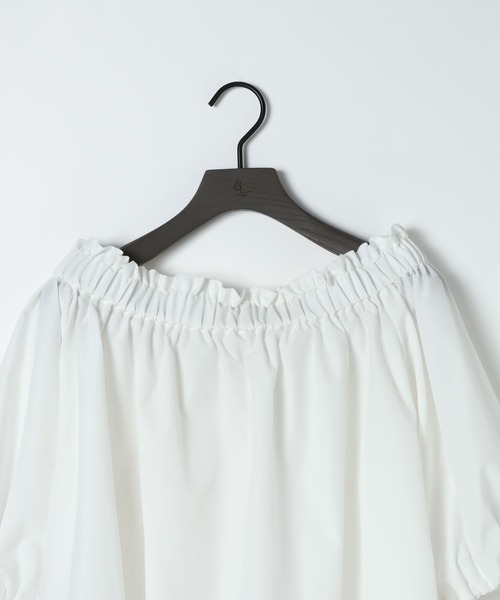 eL（エル）の「【eL】Off Shoulder Blouse/668773（シャツ/ブラウス・レディース・ホワイト・FREE）」の7枚目の写真