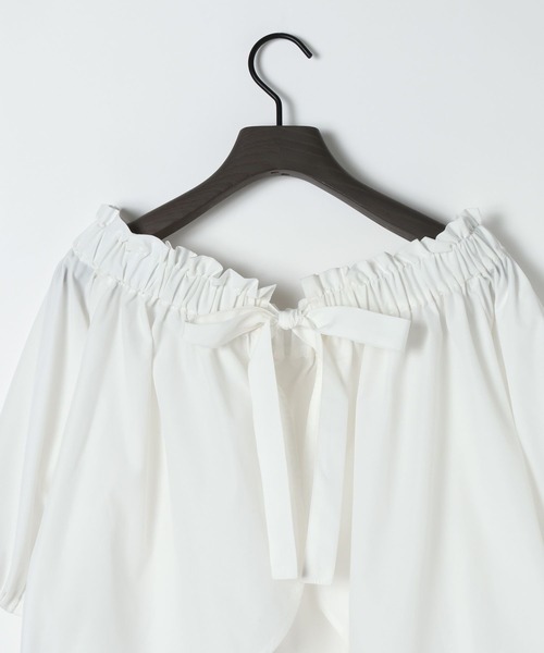 eL（エル）の「【eL】Off Shoulder Blouse/668773（シャツ/ブラウス・レディース・ホワイト・FREE）」の10枚目の写真