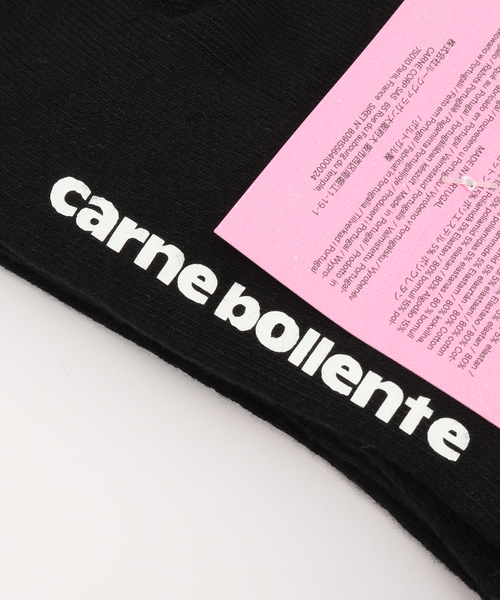Carne Bollente(カルネボレンテ)の「【Carne Bollente/カルネボレンテ】Smells Gay I'm In(ソックス/靴下・レディース・ブラック・FREE)」の3枚目の写真
