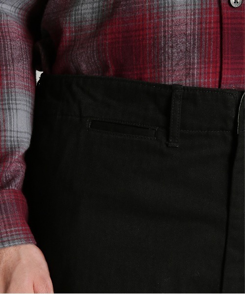 Schott(ショット)の「Schott/ショット/HERRINGBONE TROUSERS/ヘリンボーン パンツ(スラックス・メンズ・ダークグリーン/ライトグレー/ブラック・30/36/34/32)」の7枚目の写真