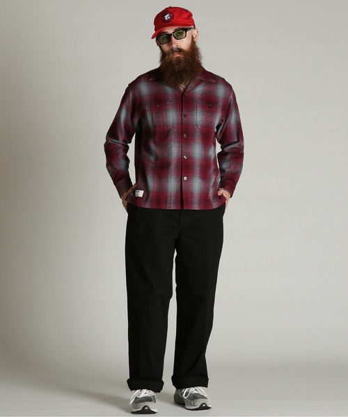 Schott(ショット)の「Schott/ショット/HERRINGBONE TROUSERS/ヘリンボーン パンツ(スラックス・メンズ・ダークグリーン/ライトグレー/ブラック・30/36/34/32)」の11枚目の写真
