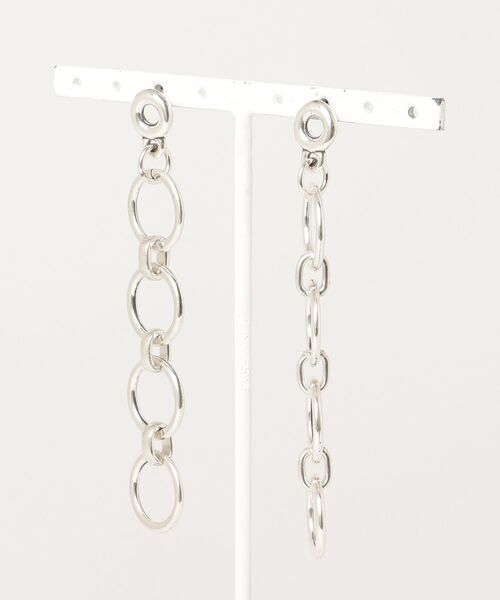 Ray BEAMS(レイビームス)の「Otro circleL/PC(ピアス(両耳用)・レディース・シルバー・ONE SIZE)」の1枚目の写真