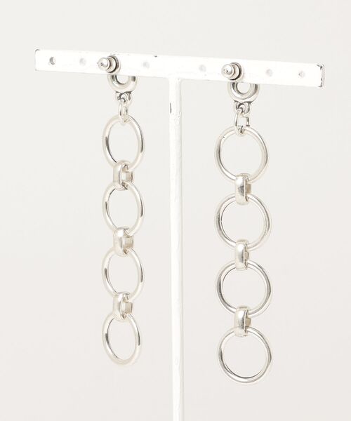 Ray BEAMS(レイビームス)の「Otro circleL/PC(ピアス(両耳用)・レディース・シルバー・ONE SIZE)」の2枚目の写真
