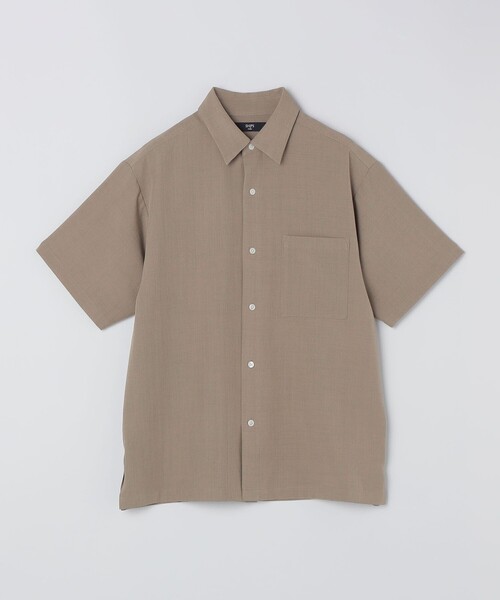 SHIPS Colors（シップス カラーズ）の「SHIPS Colors:〈吸水速乾・洗濯機可能〉2WAY ストレッチ ボックス シャツ◇（シャツ/ブラウス・メンズ・ネイビー/ベージュ/ブルー/ライトグレー/ベージュ系/ロイヤルブルー/トップグレー/ダークブルー・MEDIUM/X-LARGE/LARGE）」の5枚目の写真
