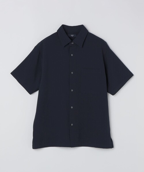 SHIPS Colors（シップス カラーズ）の「SHIPS Colors:〈吸水速乾・洗濯機可能〉2WAY ストレッチ ボックス シャツ◇（シャツ/ブラウス・メンズ・ネイビー/ベージュ/ブルー/ライトグレー/ベージュ系/ロイヤルブルー/トップグレー/ダークブルー・MEDIUM/X-LARGE/LARGE）」の7枚目の写真