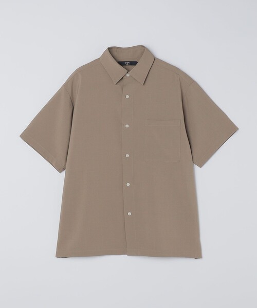 SHIPS Colors（シップス カラーズ）の「SHIPS Colors:〈吸水速乾・洗濯機可能〉2WAY ストレッチ ボックス シャツ◇（シャツ/ブラウス・メンズ・ネイビー/ベージュ/ブルー/ライトグレー/ベージュ系/ロイヤルブルー/トップグレー/ダークブルー・MEDIUM/X-LARGE/LARGE）」の12枚目の写真