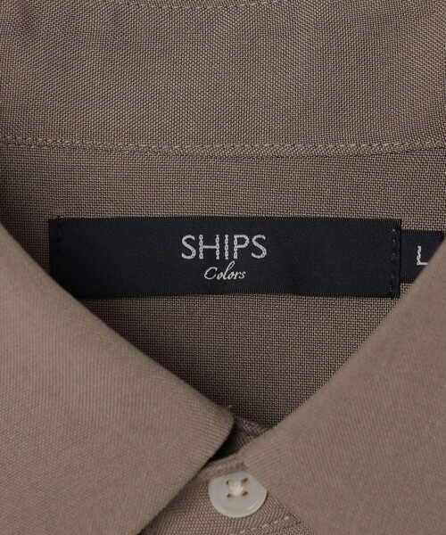 SHIPS Colors（シップス カラーズ）の「SHIPS Colors:〈吸水速乾・洗濯機可能〉2WAY ストレッチ ボックス シャツ◇（シャツ/ブラウス・メンズ・ネイビー/ベージュ/ブルー/ライトグレー/ベージュ系/ロイヤルブルー/トップグレー/ダークブルー・MEDIUM/X-LARGE/LARGE）」の17枚目の写真