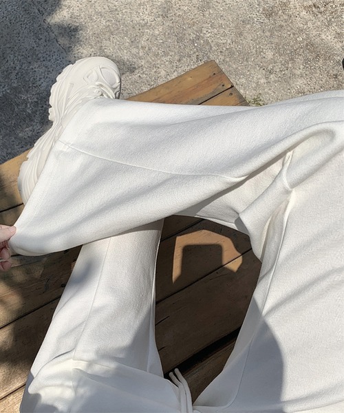 by LEGNA（バイレグナ）の「ハイウエストワイドフレアパンツ（その他パンツ・レディース・ホワイト/ブラック/杢グレー・SMALL/MEDIUM/X-LARGE/LARGE）」の18枚目の写真